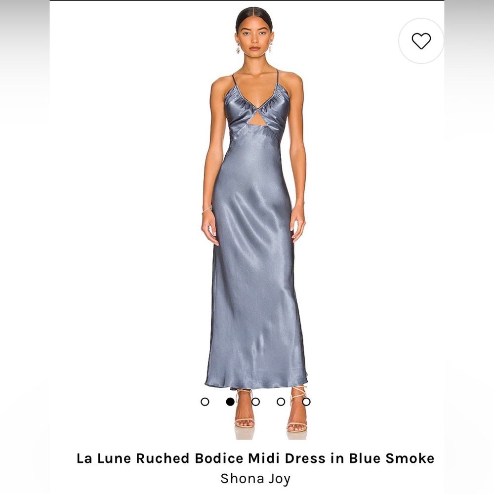 Shona Joy midi dress - blue smoke